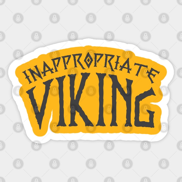 Inappropriate Viking Sticker by DA42